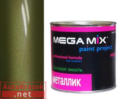Краска 331 Золотой лист (РК) эмаль металлик, 880 мл,  MegaMix