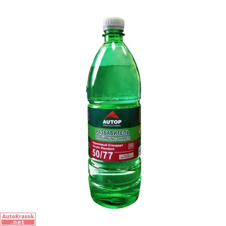 Разбавитель стандарт акриловый Tinner Standart 50/77, 1 л, Autop