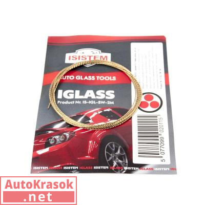 Струна квадратная IGLASS, сечение 0,6мм х 0,6мм длина 2 м, IS-IGL-CW-2M, IGLASS