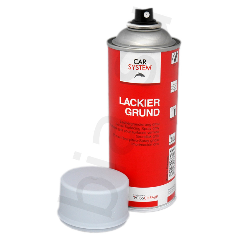 Аэрозольный адгезионный грунт, серый, 400 мл, 126024, CarSystem