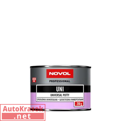Шпатлевка универсальная UNI Новол, 0,25 кг, 1100, Novol