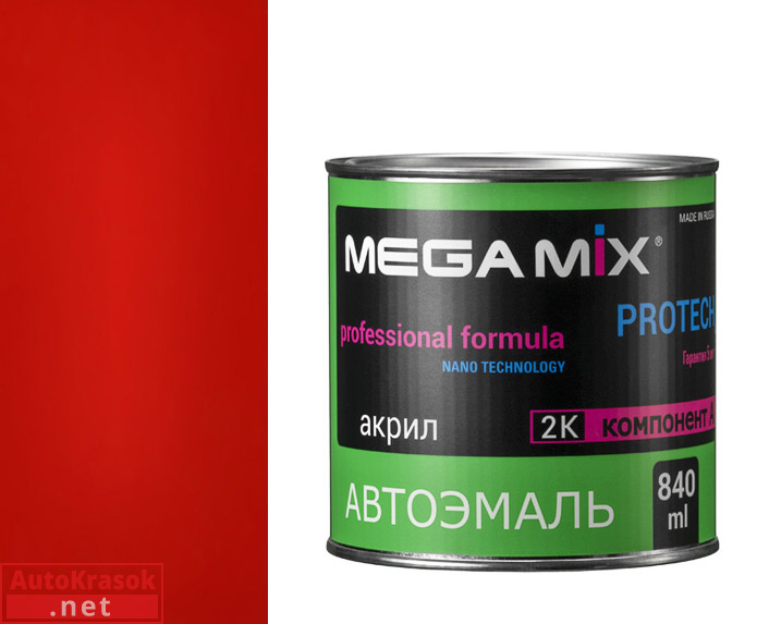 1015 Красный, эмаль акриловая АК-1311, 0,8 кг, , MegaMix