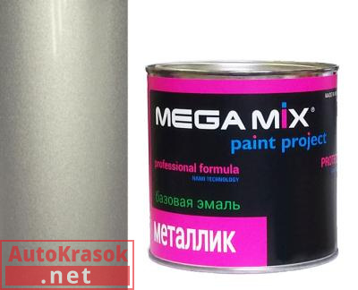 Краска 610 Рислинг (ППГ) эмаль металлик, 880 мл,  MegaMix