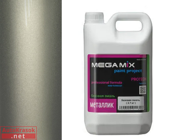 387 Папирус (оттенок DX) эмаль металлик, 2,7 кг, , MegaMix