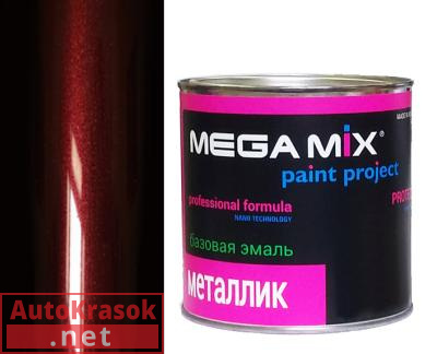 Краска 192 Портвейн (РК) NEW эмаль металлик, 850 мл,  MegaMix