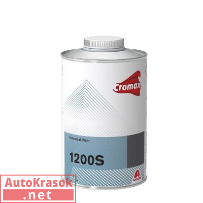 Лак акриловый 1200S UNIVERSAL CLEAR, универсальный, 1 л, 1250073756, CROMAX