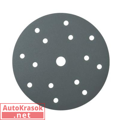 Шлифовальный круг 235 Grey Zirconia, D=150 мм, 15 отверстий, P40 (упак 50шт.), 235.150.040.15, Sandwox