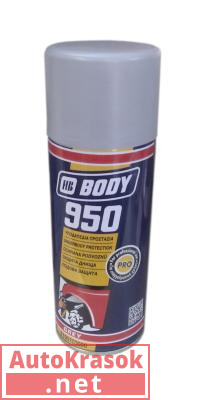 Антигравий каучуковый 950 Grey, серый, аэрозоль 0,4 л, 5100700000, Body HB