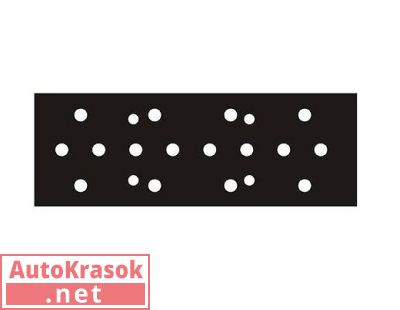 Подошва с пылеотводом для RE 21AL, 70*198 мм, Velcro, 988.001MH, Rupes