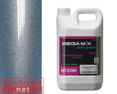 Краска 497 Одиссей (ХЕЛ) эмаль металлик, 2,7 кг,  MegaMix