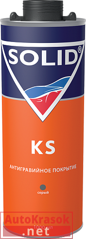 Антикор 341 SOLID KS под пистолет, серый 1л, SOLID