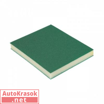 Шлифовальная губка SUNBLOCK 123*98*12,5 мм, 2-х сторонняя P220, 102211, SUNMIGHT
