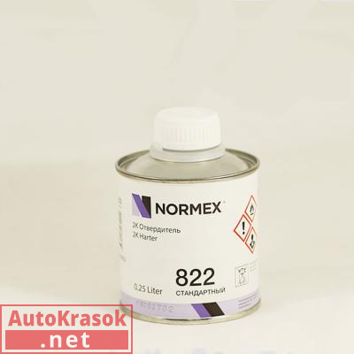 Отвердитель нормальный 822 (стандартный), 0,25 л, 30000822, Normex