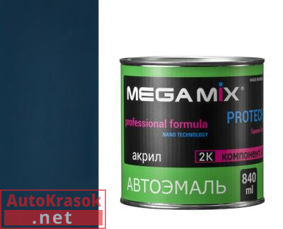 Краска 420 Балтика, эмаль акриловая АК-1311, 0,8 кг,  MegaMix