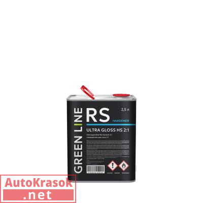 Отвердитель HARDENER для лака ULTRA GLOSS HS 2:1, 2 л, 60RS – 2500 – UGHS, Green Line