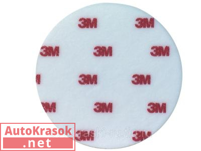 Полировальный фетровый круг Finesse-it, 125мм*5мм, 3М, 09358, 3M