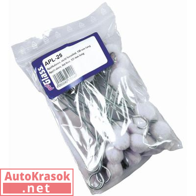 Аппликаторы безворсовые, длина 130мм, набор 25 шт,, APL-25, ProGlass