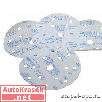 Круги Q260 Dry Ice на пленочной основе, Р1500, 66623311277, Norton