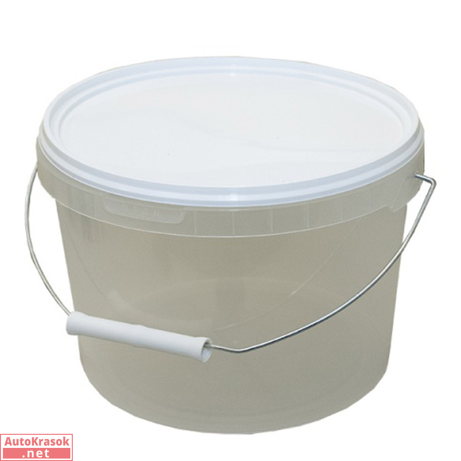 Емкость пластиковая с крышкой, для краски, 5500 мл (25 шт в упак), , Китай/Россия