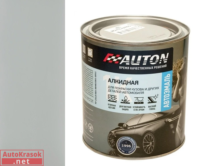 671 Серая, автоэмаль алкидная 1К, 0.8 л, AUTON