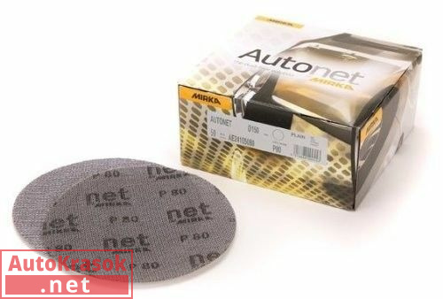 Круг абразивный Autonet 125мм Р80 (50шт в упаковке), Mirka Круг абразивный Autonet 125мм Р80 (50шт в упаковке), Mirka