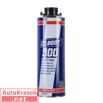 Антикоррозийный состав 900 Wax Transp прозрачный, 1 л, 9000000001, Body HB