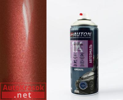 Краска 195 сердолик, автоэмаль аэрозоль металлик, 520 мл, ATN-A07205 AUTON
