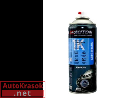 Краска 601 черный, алкидная автоэмаль аэрозоль. 520 мл, ATN-A46180 AUTON