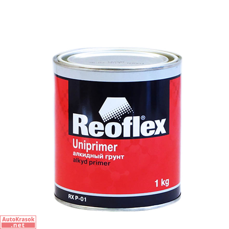 Грунт алкидный антикоррозионный Uniprimer серый, 1кг, REOFLEX