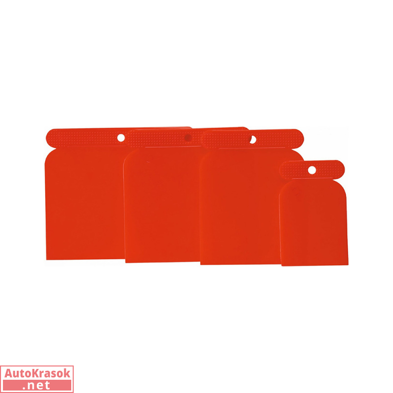 Шпатели пластиковые, набор из 4 шт (50/80/100/120), 3079026, Китай/Россия