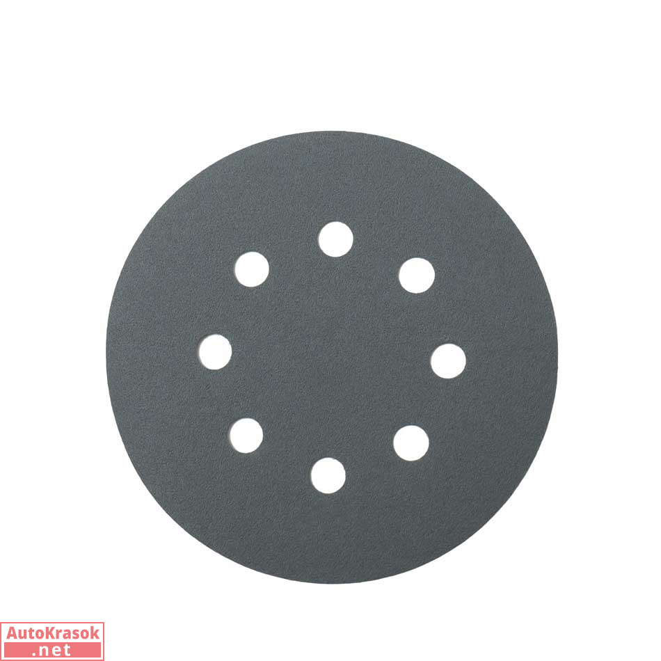 Шлифовальный круг 235 Grey Zirconia, D=125 мм, 8 отверстий, P800 (упак 100шт.), Sandwox