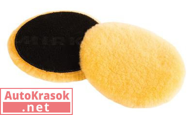 Диск полировальный из натуральной овчины 80мм/3", липучка, 7990082111, Mirka