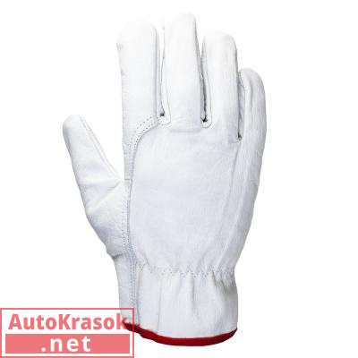 Перчатки рабочие из кожи буйвола Smithcraft, цвет белый, размер M, JLE421-8/M, Jeta Safety