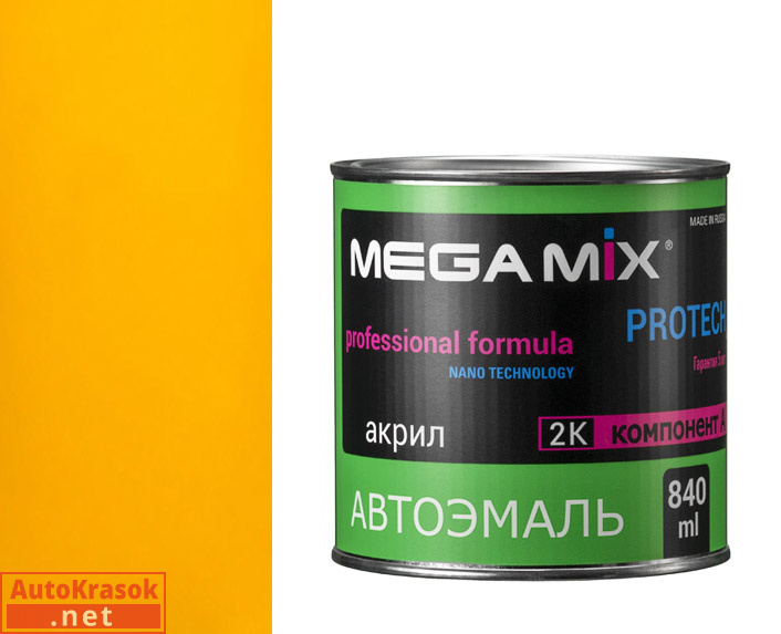 299 Такси, эмаль акриловая АК-1311, 0,8 кг, , MegaMix