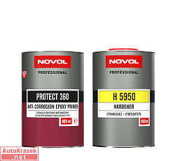 Novol Protect 360, эпоксидный грунт, серый, 0,8+0,8л