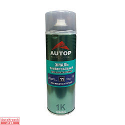 Эмаль алкидная высокоукрывистая №11, черная глянцевая, 650 мл