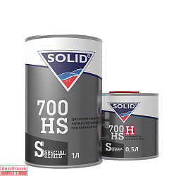 Лак акрил-уретановый SOLID 700 HS, 1+0,5 л (комплект)