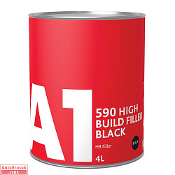 Грунт толстослойный 4:1 590 HB FILLER GREY (или 3:1 мокрый по мокрому), серый, 4+1 л (отв. в комплек