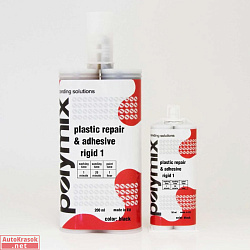 Клей двухкомпонентный для пластмасс POLYMIX 50 ML RIGID1, 1 минута