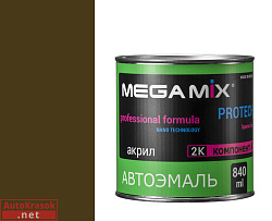 303 Защитный, эмаль акриловая АК-1311, 0,8 кг