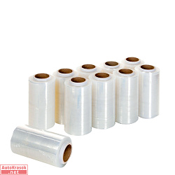 Стрейч-пленка для маскировки руля Stretch rolled up, 112,5 см * 150 м * 15 мкм, 10 рулонов, ручка в 