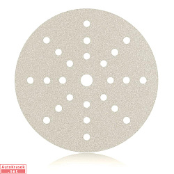 Шлифовальный круг 510 White, D=225 мм, 24+1 отв., P40