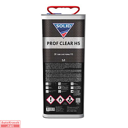 Лак акриловый PROF CLEAR HS, в канистре 5 л (отвердитель отдельно)