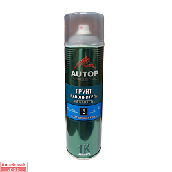 Грунт-наполнитель для пластика №3 Plastic Primer Filler, серый, (аэрозоль), 650 мл