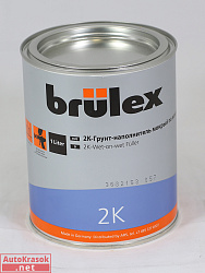 Грунт-наполнитель 2K Brulex "мокрый по мокрому", 1л
