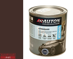 8017 RAL Шоколадно-коричневая, автоэмаль алкидная 1К, 0.8 л